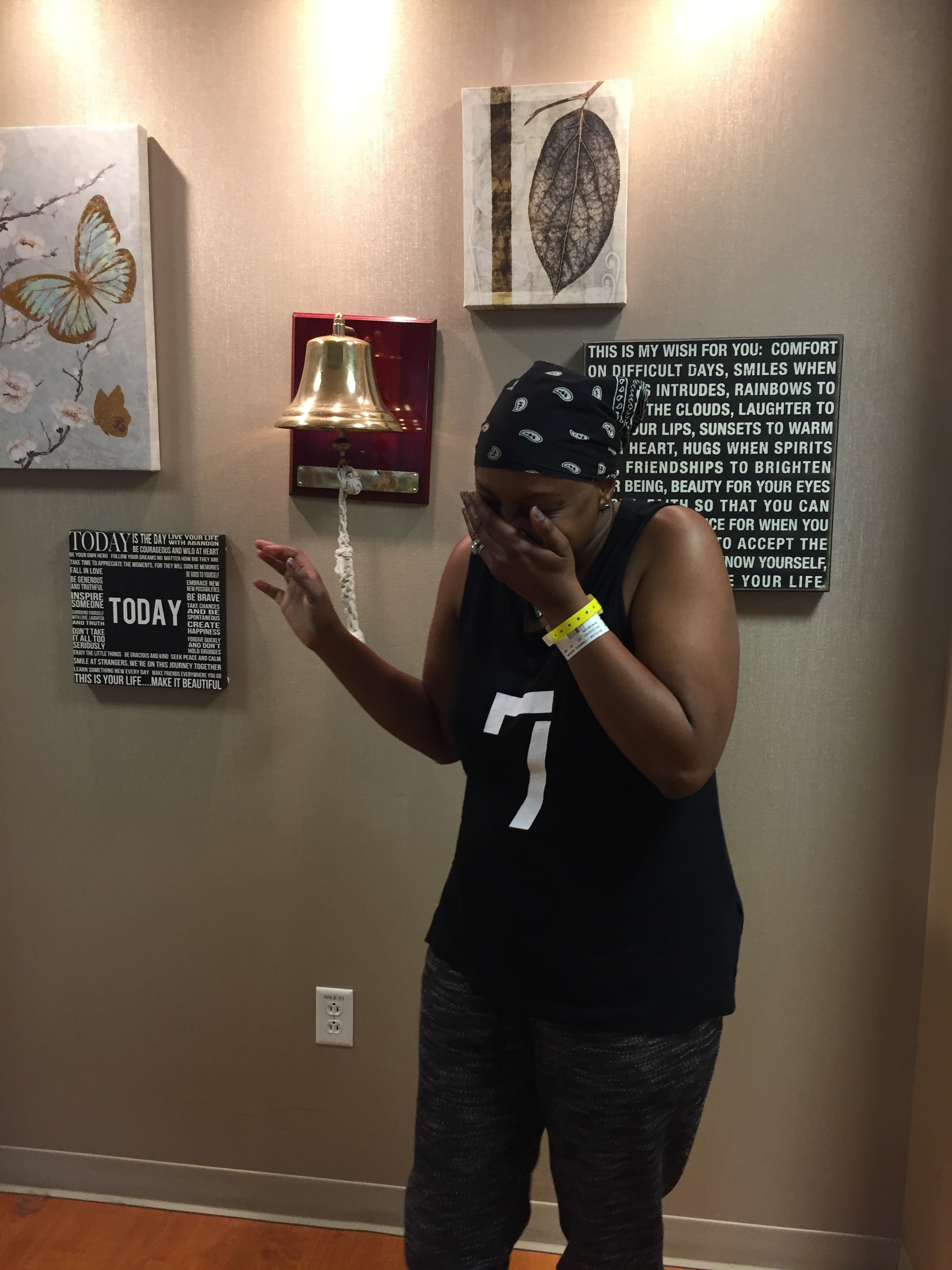 The ceremonial ringing of the bell